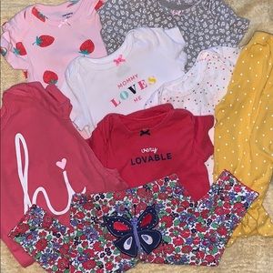 3/$25 8 piece baby girl bundle